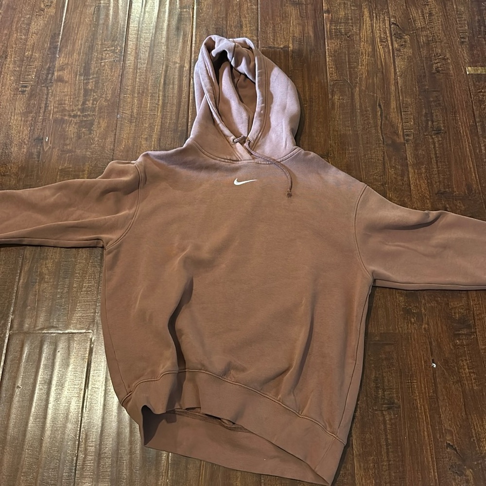Brown Nike hoodie